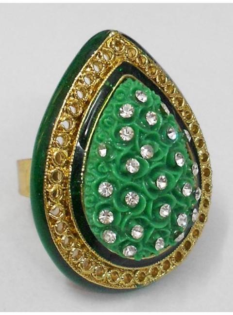 Kundan Finger Ring